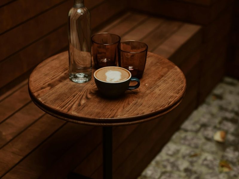 Modern Minimalist Wooden Rustic Study Table