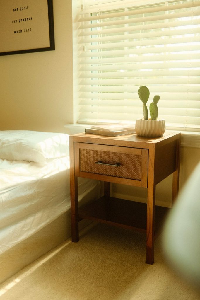 Minimalist Low-Profile Wooden Royal Bed