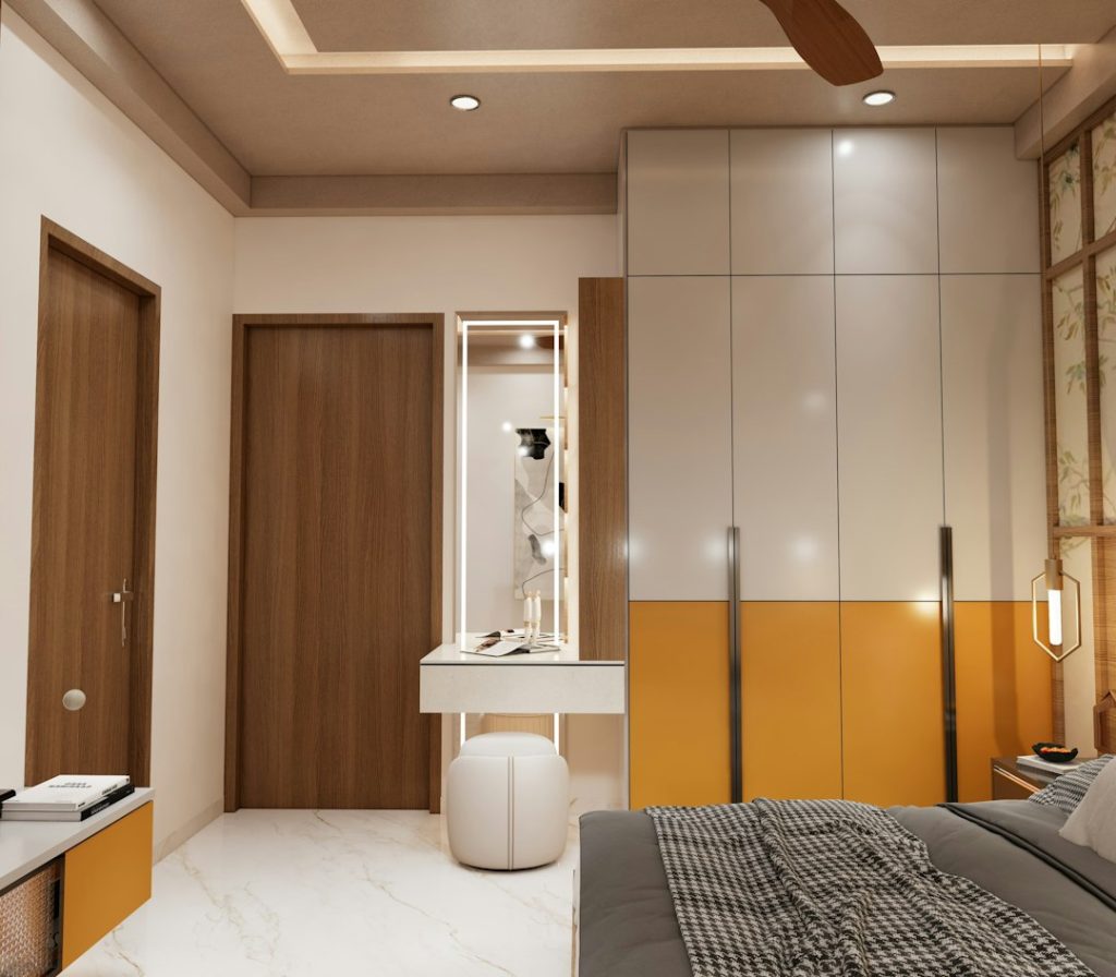 Minimalist Low-Profile Wooden Modern Bed - view 3