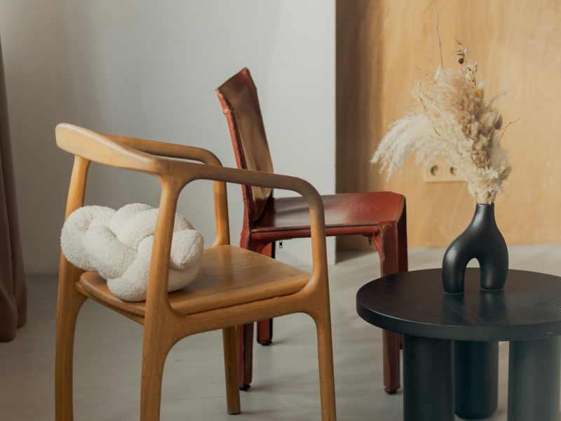 Modern Ergonomic Wooden Rustic Chair
