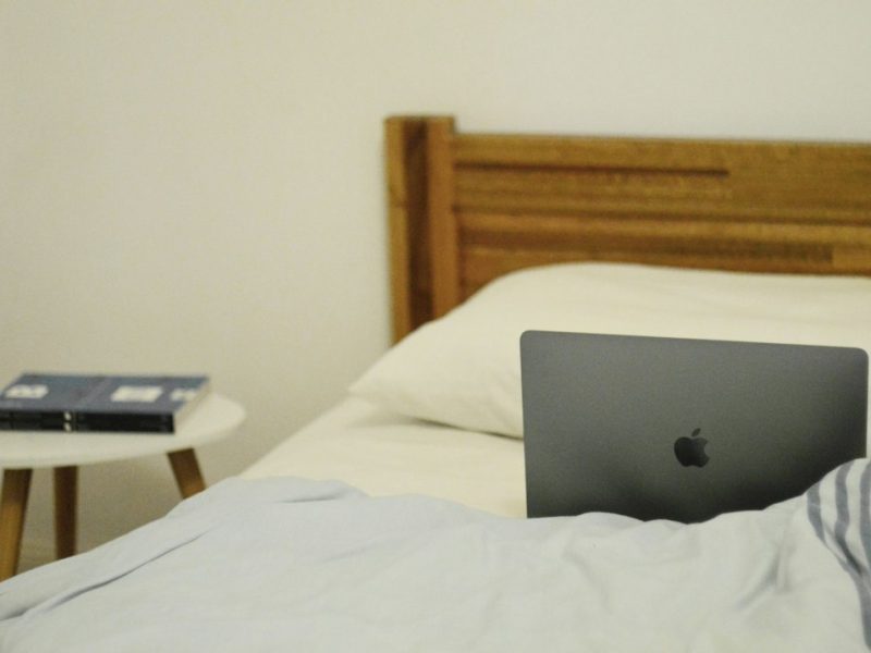 Minimalist Low-Profile Wooden Royal Bed