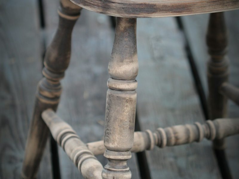 Minimalist Executive Wooden Rustic Chair