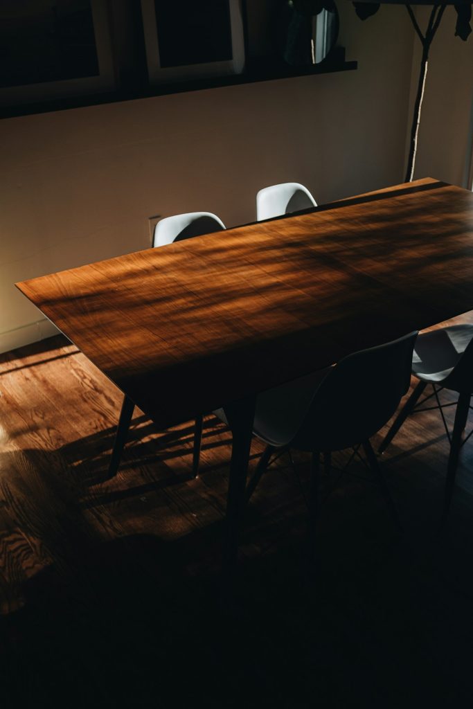 Modern Minimalist Wooden Royal Study Table - view 2