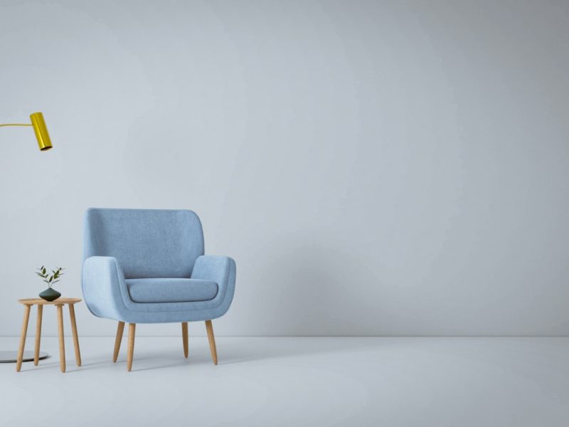 Minimalist Executive Wooden Rustic Chair