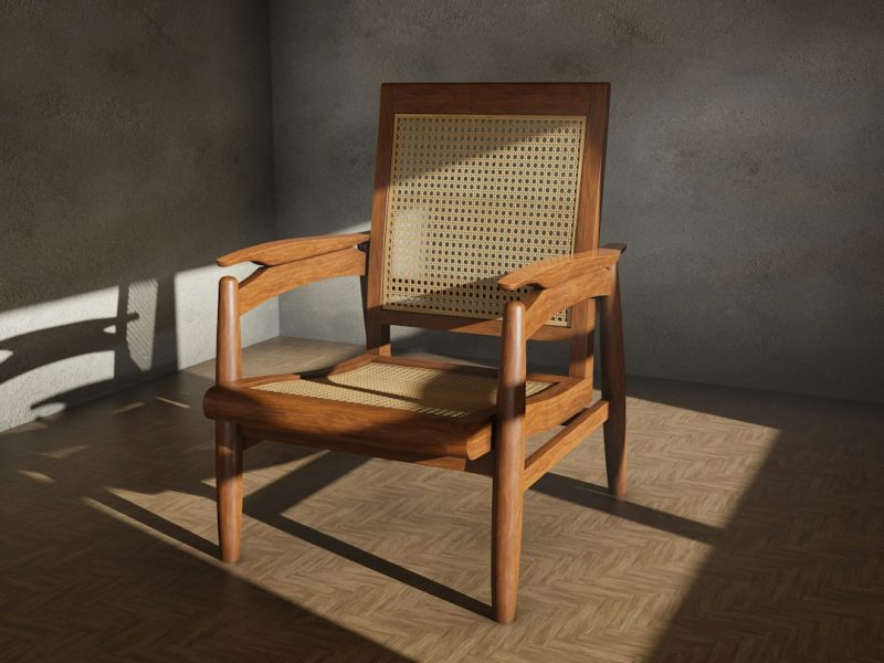 Modern Ergonomic Wooden Classic Chair