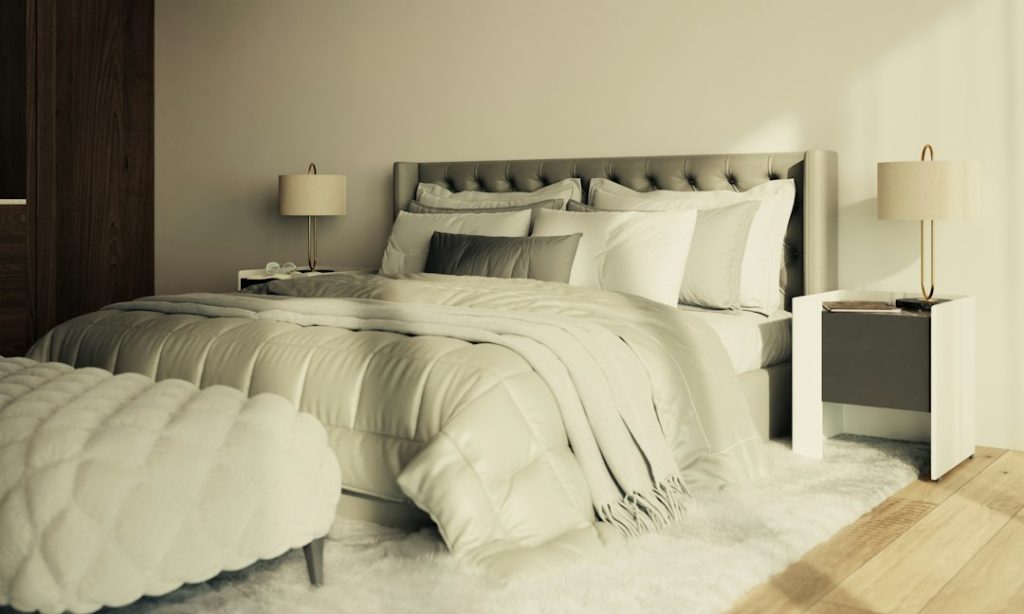 Luxury King Size Solid Sheesham Rustic Bed