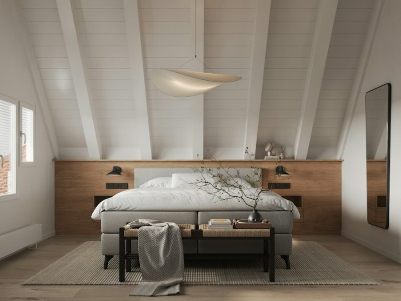 Luxury King Size Solid Sheesham Nordic Bed