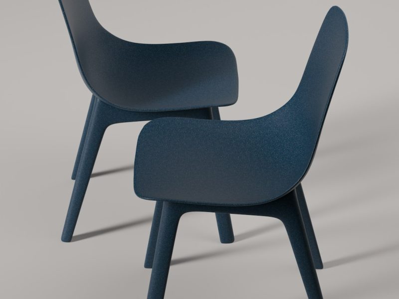 Luxury Polish Finished Contemporary Chair