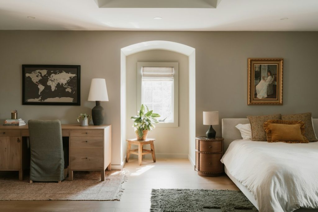 Minimalist Low-Profile Wooden Rustic Bed - view 2