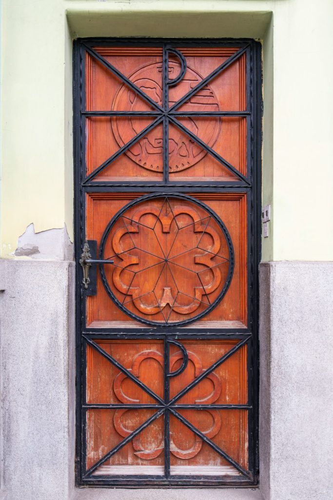 Custom Designed Solid Timber Modern Door - view 2