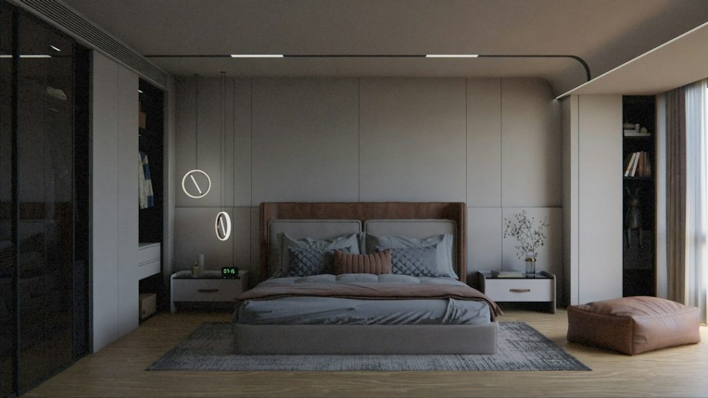 Minimalist Low-Profile Wooden Rustic Bed - view 2