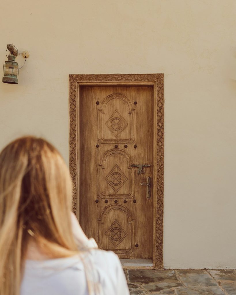 Custom Designed Solid Timber Rustic Door