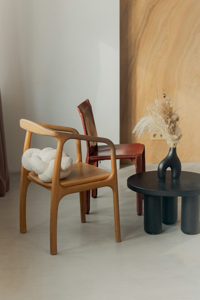 Modern Ergonomic Wooden Rustic Chair
