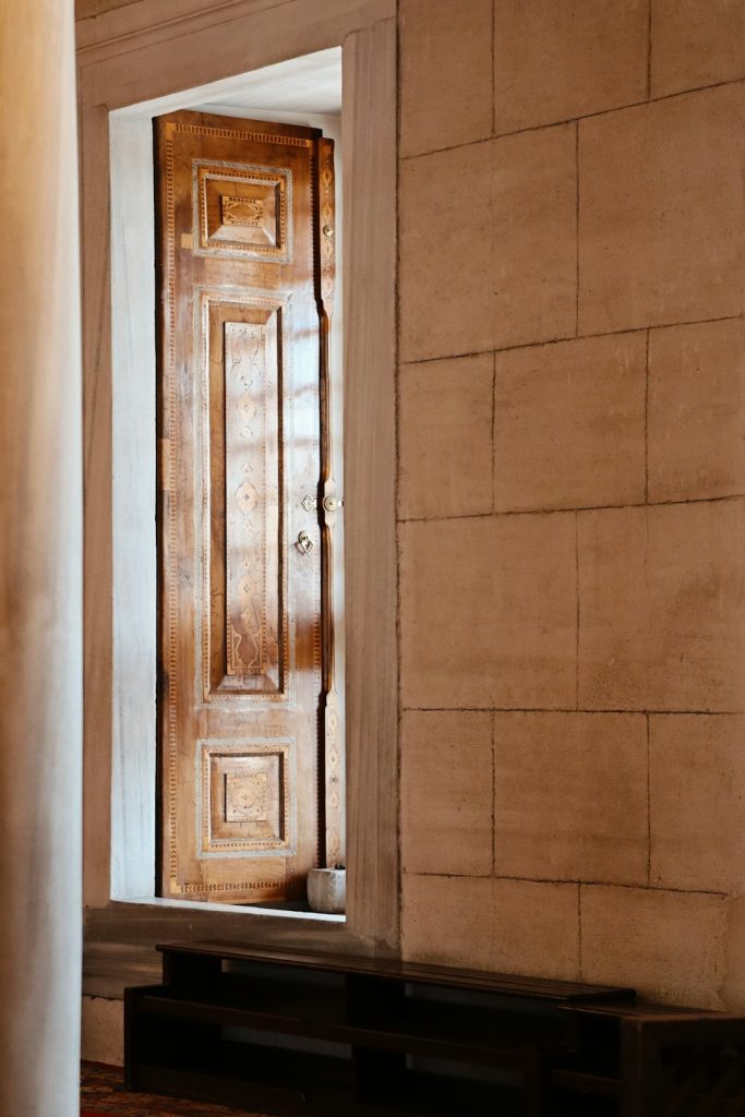 Luxury Veneer Finish Classic Panel Door