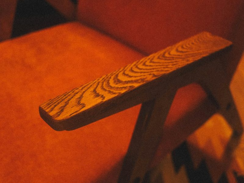 Luxury Polish Finished Modern Chair