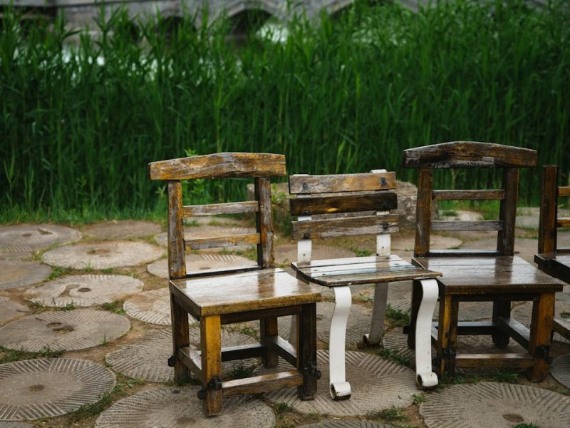 Minimalist Executive Wooden Modern Chair