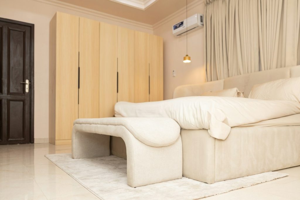 Minimalist Low-Profile Wooden Rustic Bed - view 3