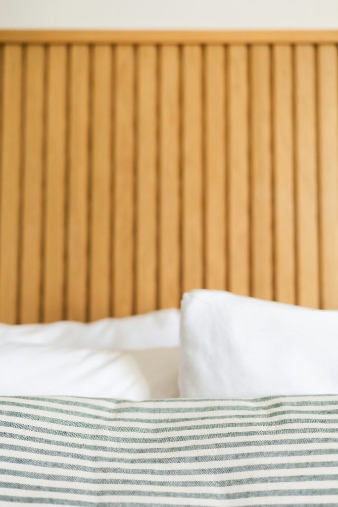 Minimalist Low-Profile Wooden Rustic Bed - view 2