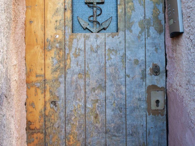 Solid Ash Wood Modern Main Entrance Door