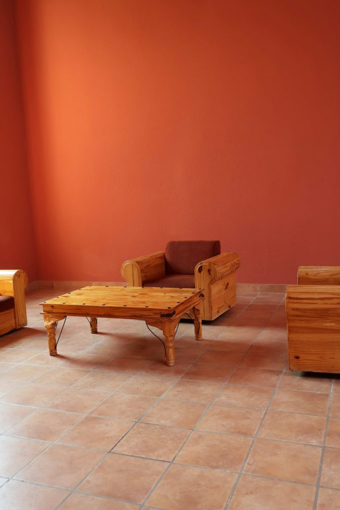 Modern Minimalist Wooden Modern Study Table - view 2